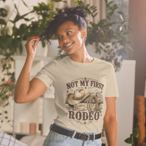 vintage cowgirl t shirt not my first rodeo western graphic tee