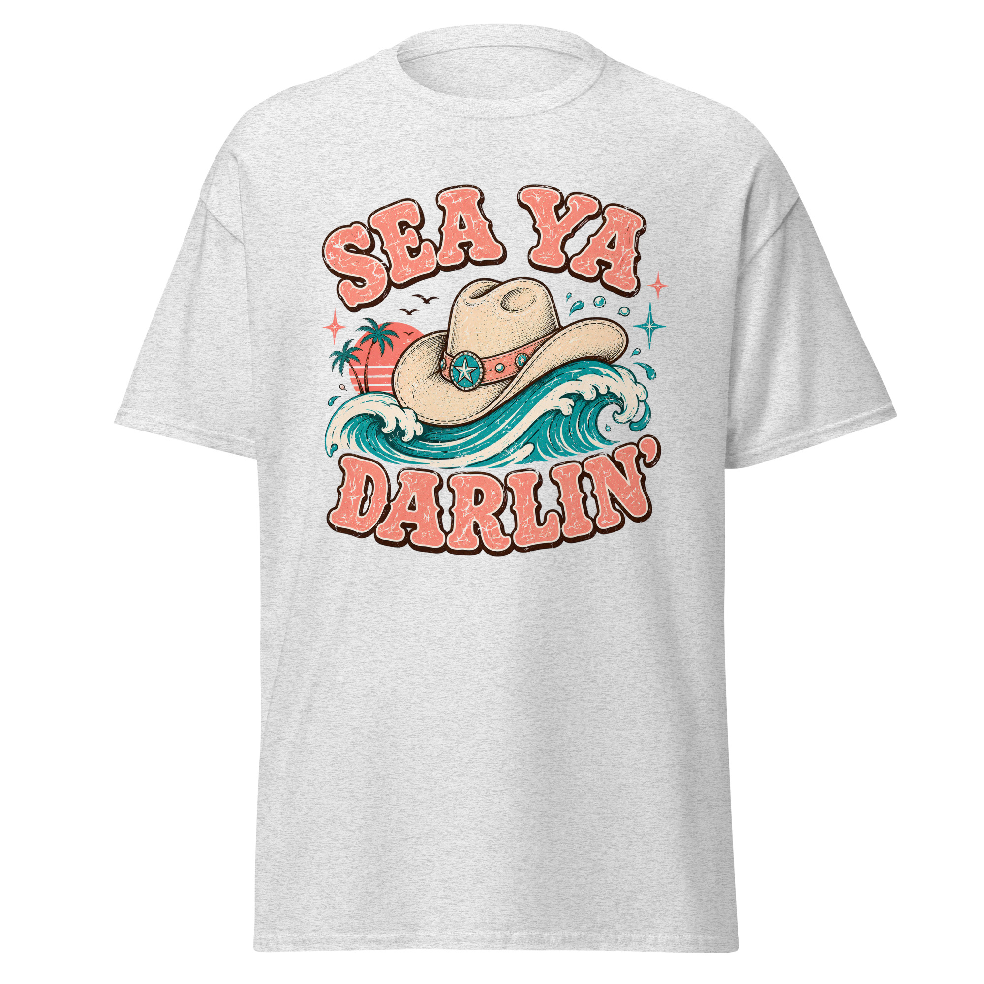 sea ya darlin' graphic t shirt | coastal cowgirl summer tee sea ya darlin' graphic t shirt | coastal cowgirl summer tee