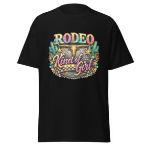 rodeo kind of girl graphic t shirt | western style summer apparel