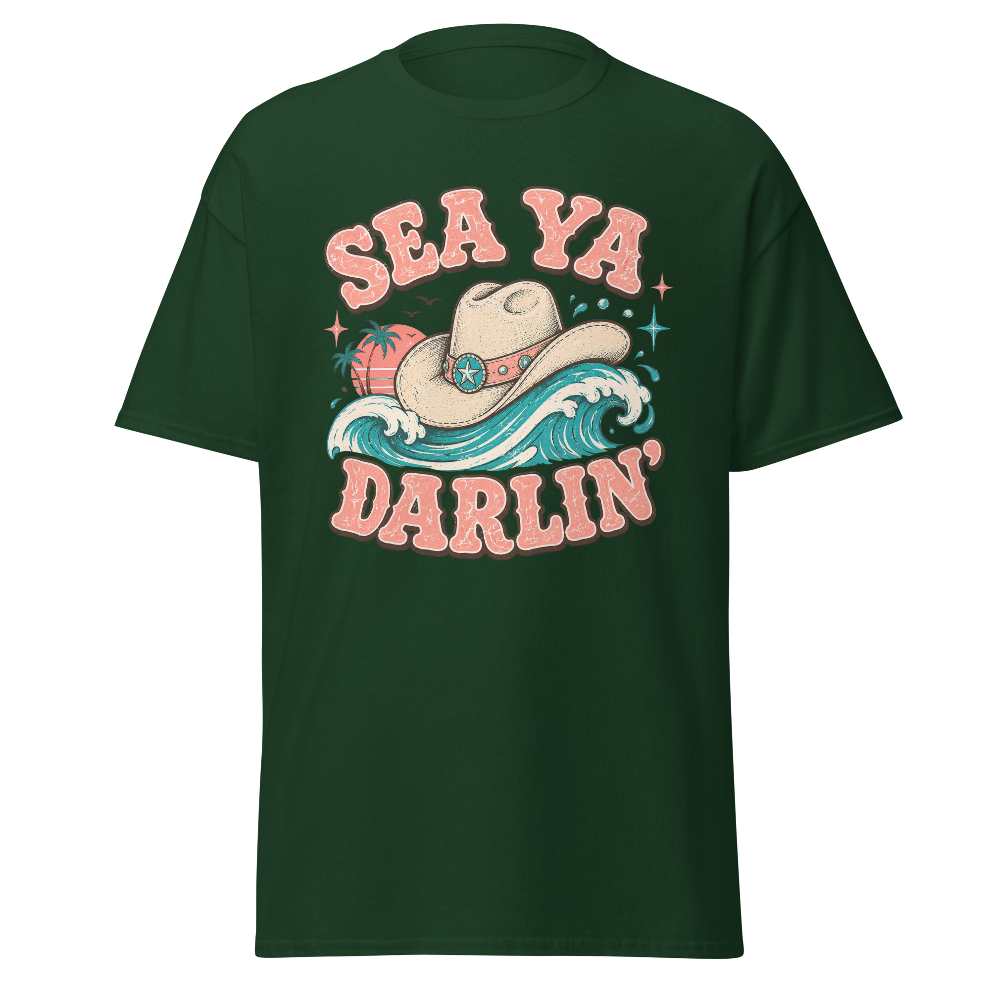 sea ya darlin' graphic t shirt | coastal cowgirl summer tee sea ya darlin' graphic t shirt | coastal cowgirl summer tee