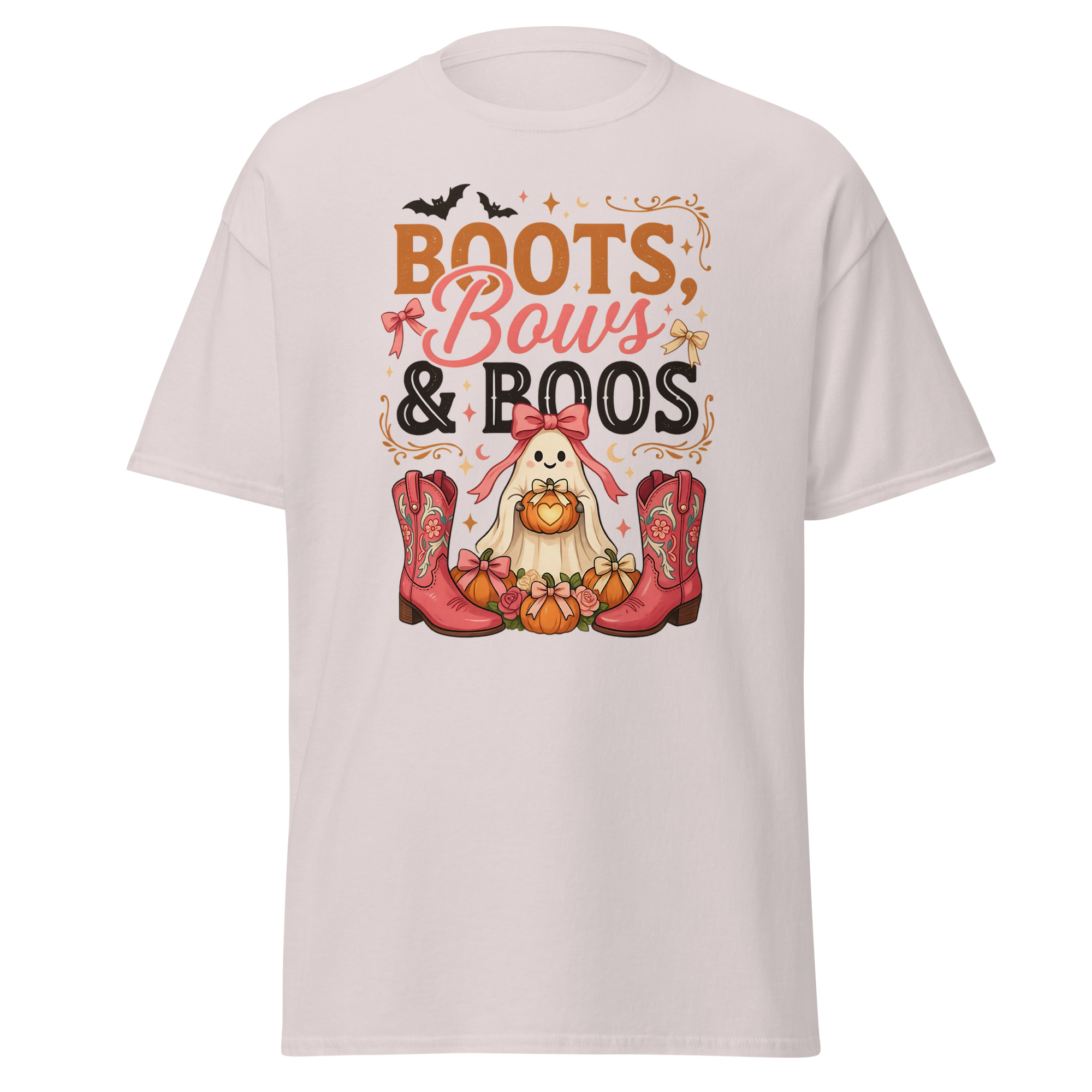 boots, bows & boos graphic t shirt | spooky western halloween apparel boots, bows & boos graphic t shirt | spooky western halloween apparel