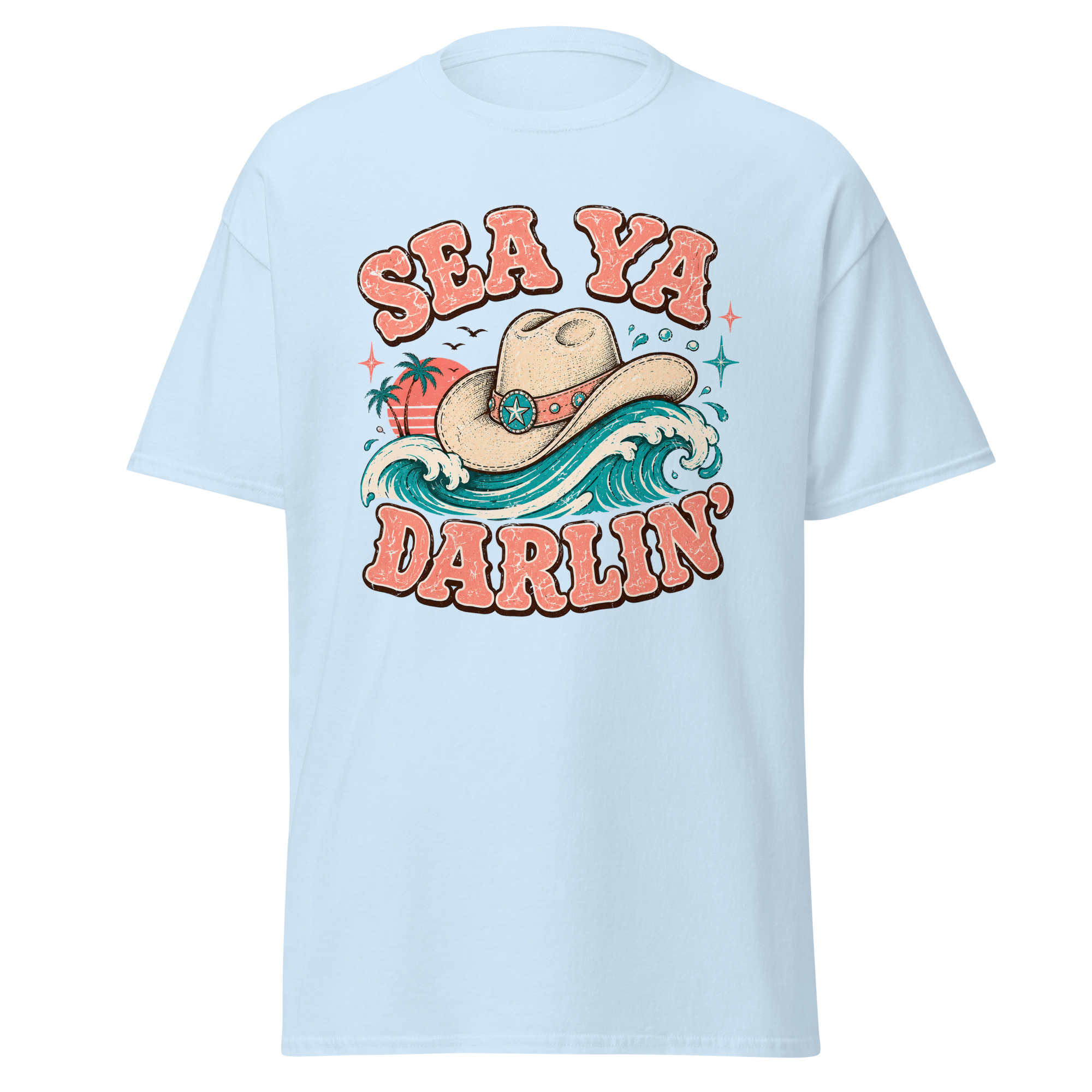 sea ya darlin' graphic t shirt | coastal cowgirl summer tee sea ya darlin' graphic t shirt | coastal cowgirl summer tee