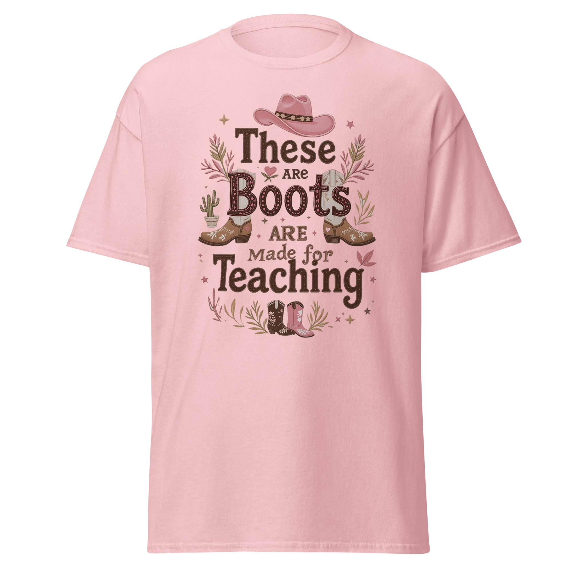 these boots are made for teaching shirt – cute cowgirl teacher t shirt, western teacher gift, pink cowboy boots & hat tee these boots are made for teaching shirt – cute cowgirl teacher t shirt, western teacher gift, pink cowboy boots & hat tee