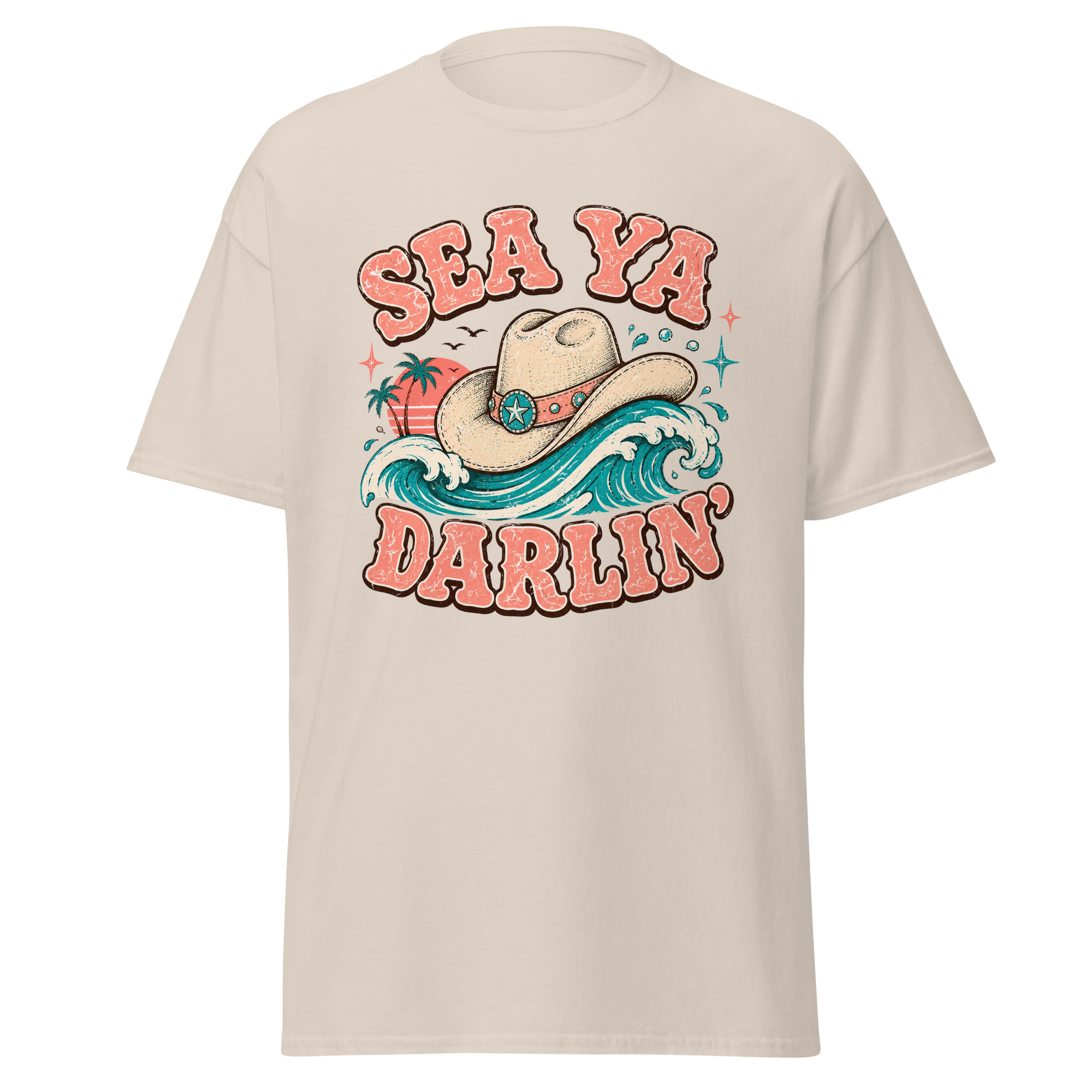sea ya darlin' graphic t shirt | coastal cowgirl summer tee sea ya darlin' graphic t shirt | coastal cowgirl summer tee
