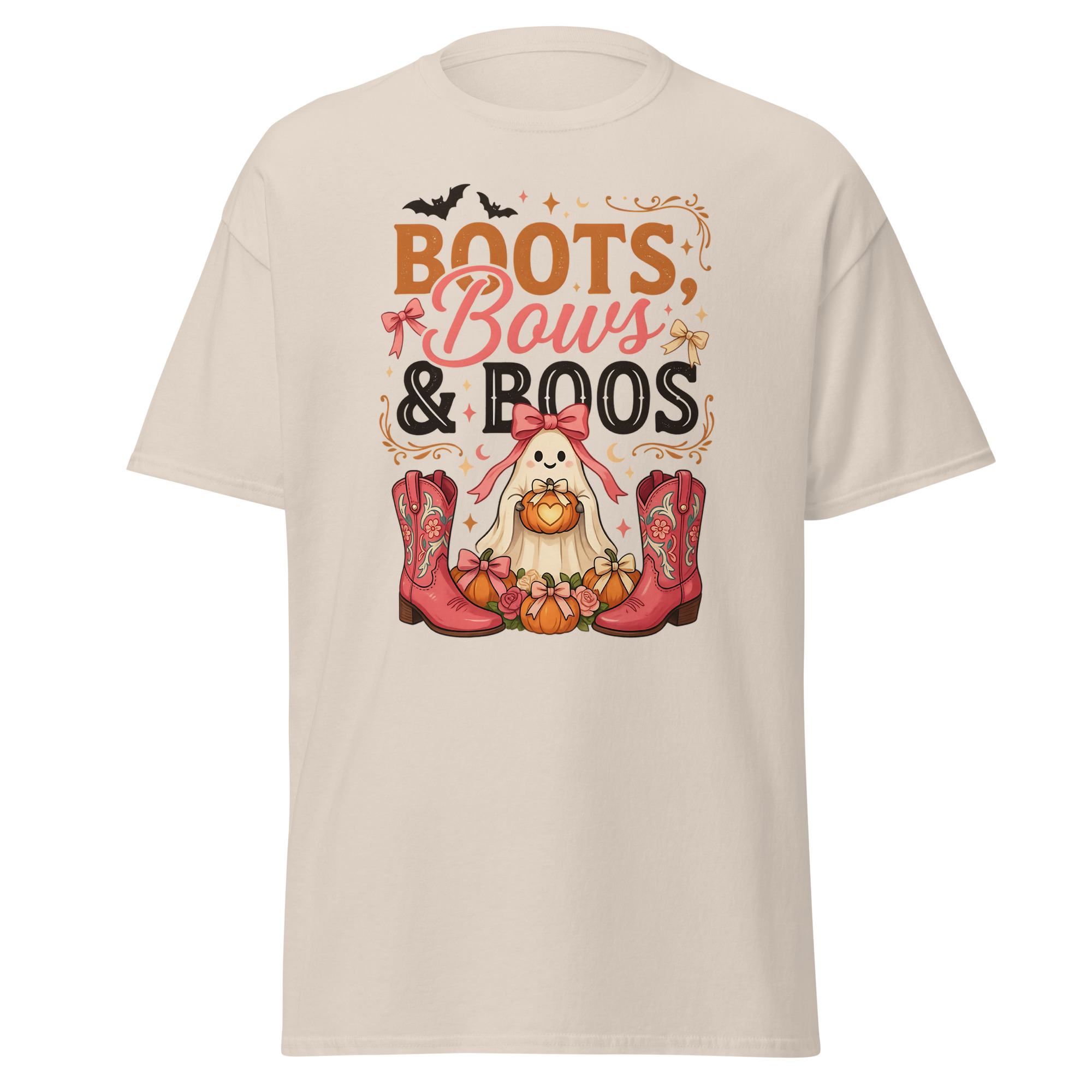boots, bows & boos graphic t shirt | spooky western halloween apparel boots, bows & boos graphic t shirt | spooky western halloween apparel