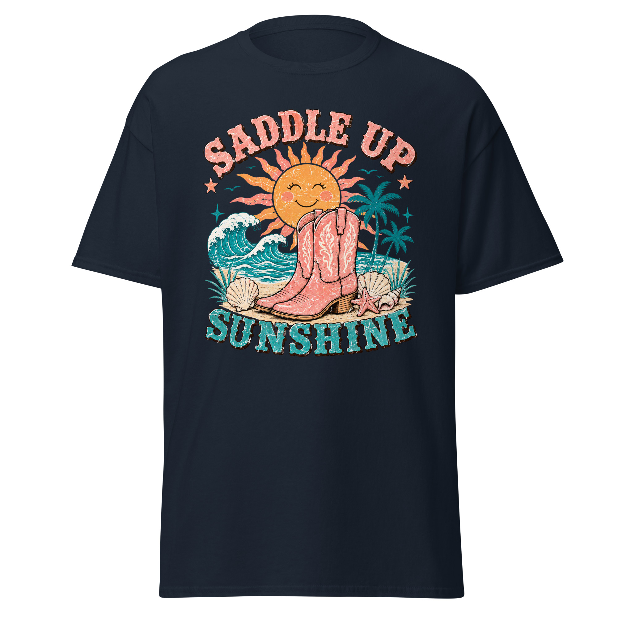 saddle up sunshine graphic t shirt | coastal cowgirl summer apparel saddle up sunshine graphic t shirt | coastal cowgirl summer apparel