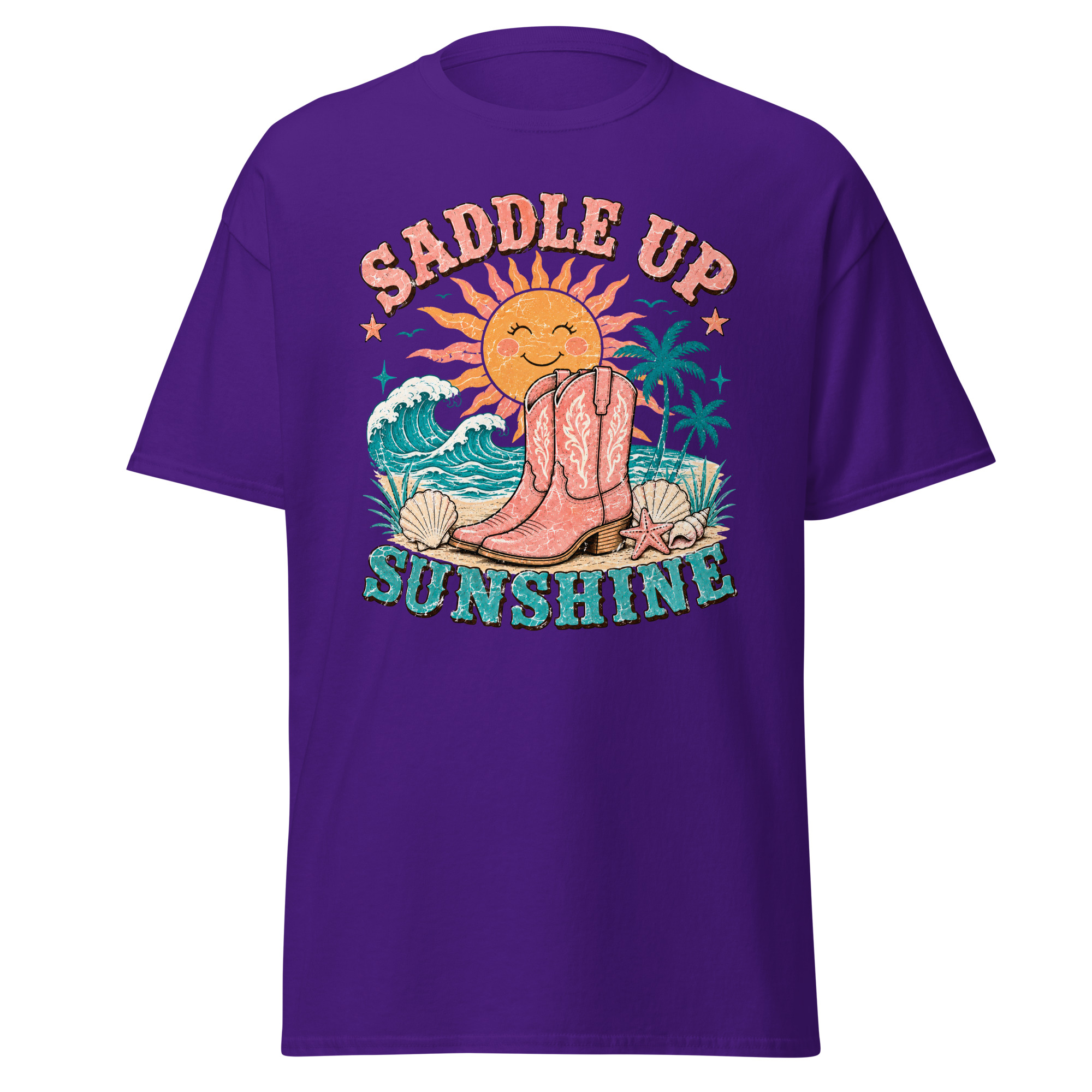 saddle up sunshine graphic t shirt | coastal cowgirl summer apparel saddle up sunshine graphic t shirt | coastal cowgirl summer apparel