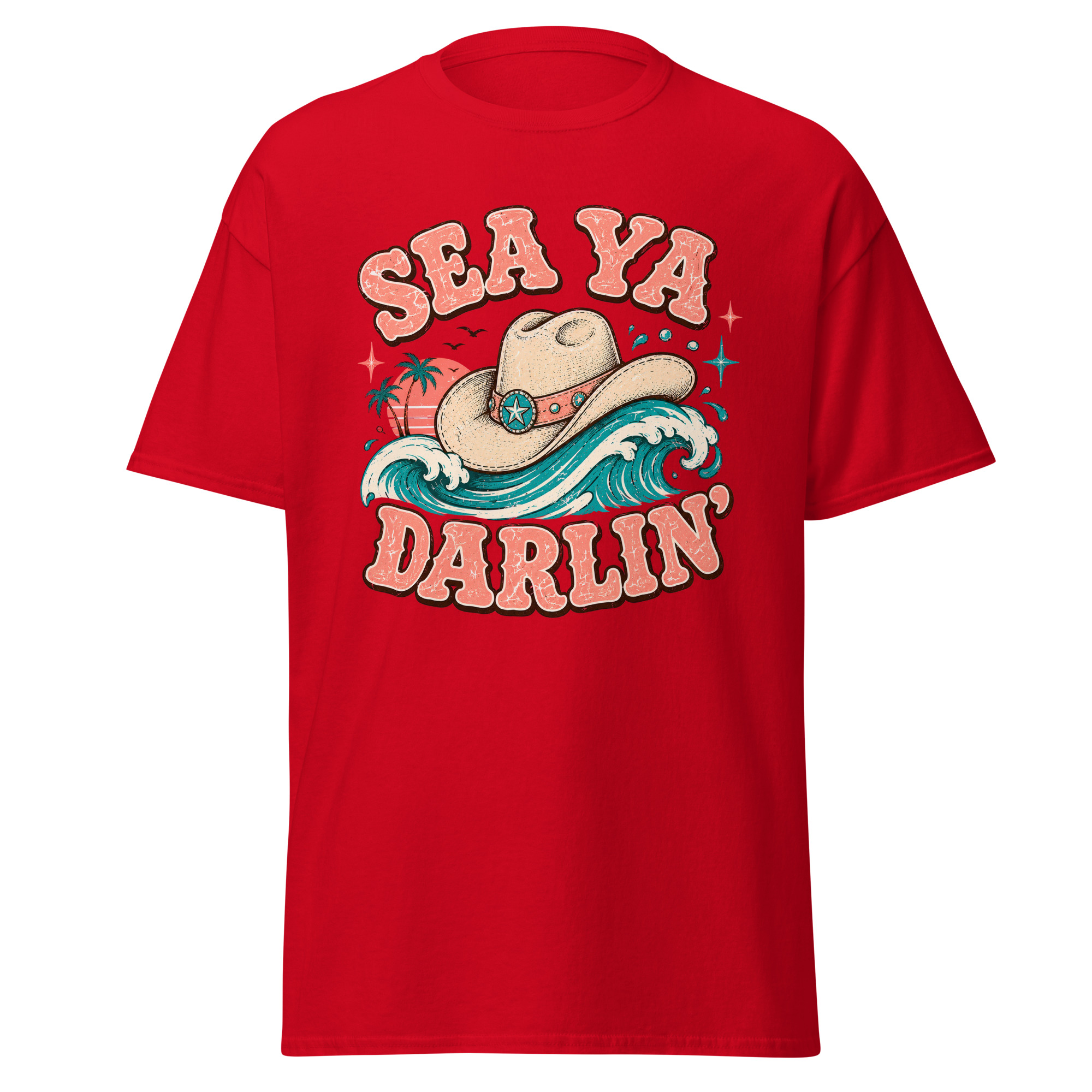 sea ya darlin' graphic t shirt | coastal cowgirl summer tee sea ya darlin' graphic t shirt | coastal cowgirl summer tee