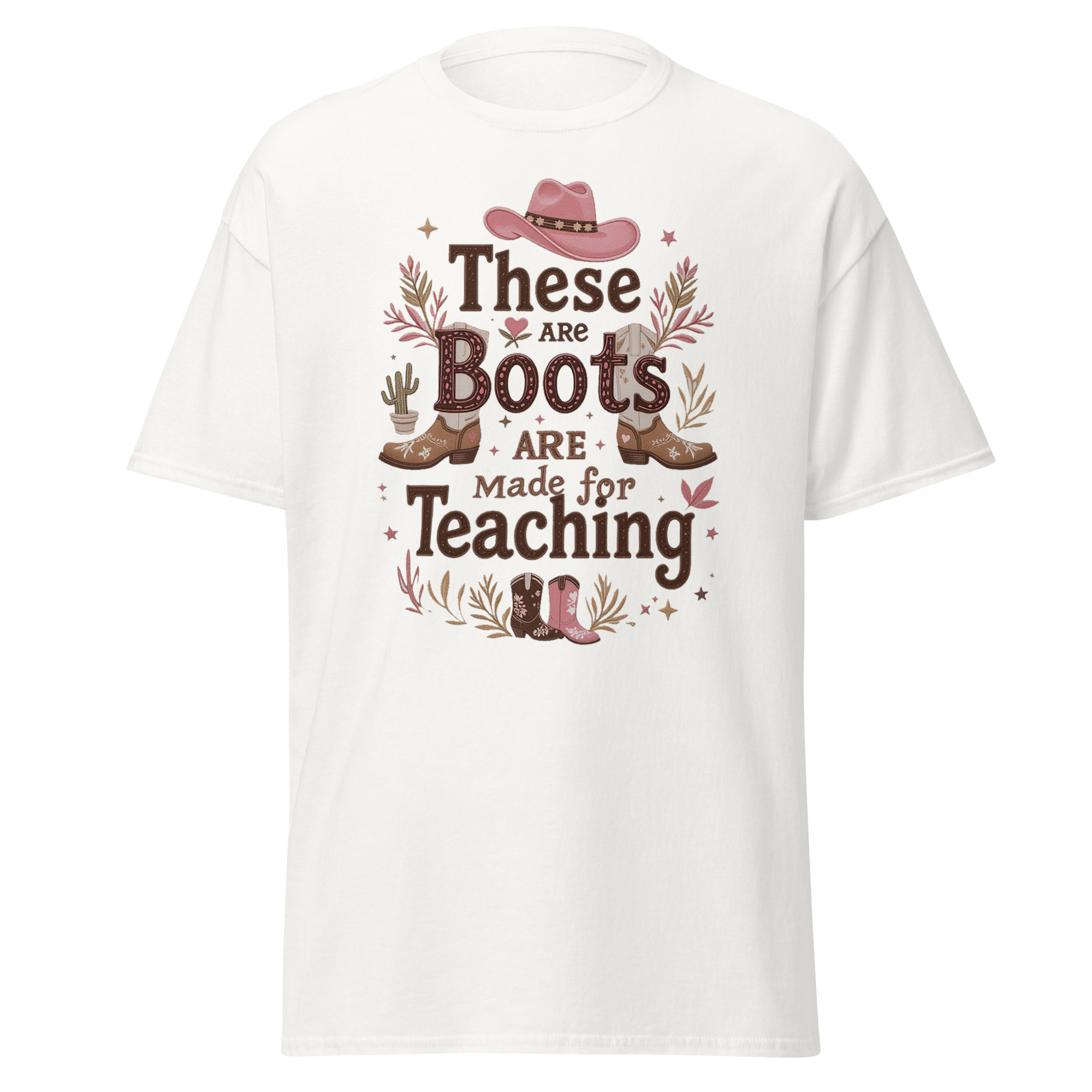 these boots are made for teaching shirt – cute cowgirl teacher t shirt, western teacher gift, pink cowboy boots & hat tee these boots are made for teaching shirt – cute cowgirl teacher t shirt, western teacher gift, pink cowboy boots & hat tee